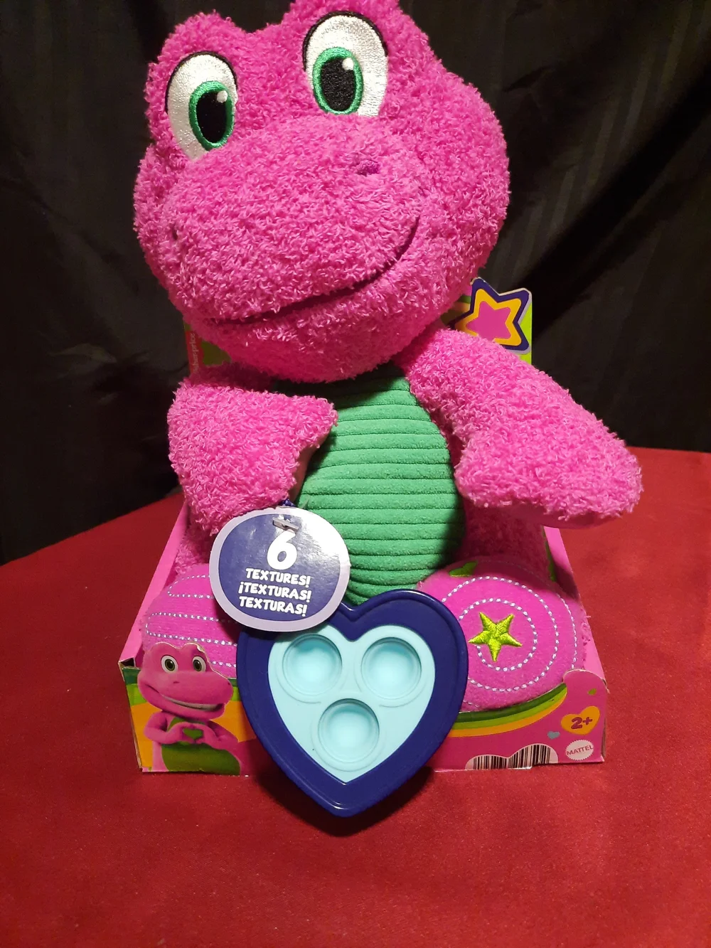 Barney's World Sensory Barney Plush New In Box